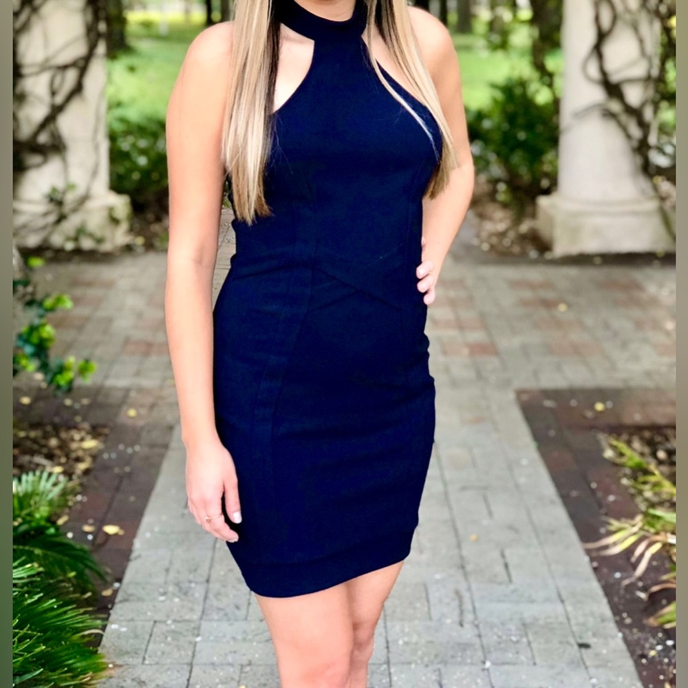 Blue Bodycon Dress